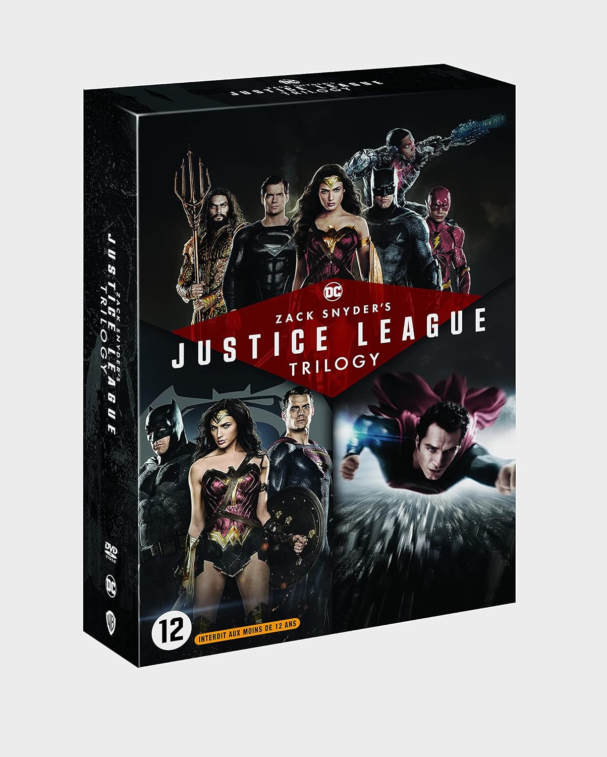 Trilogie Zack Snyder : Man of Steel + Batman v Superman + Justice League [DVD]