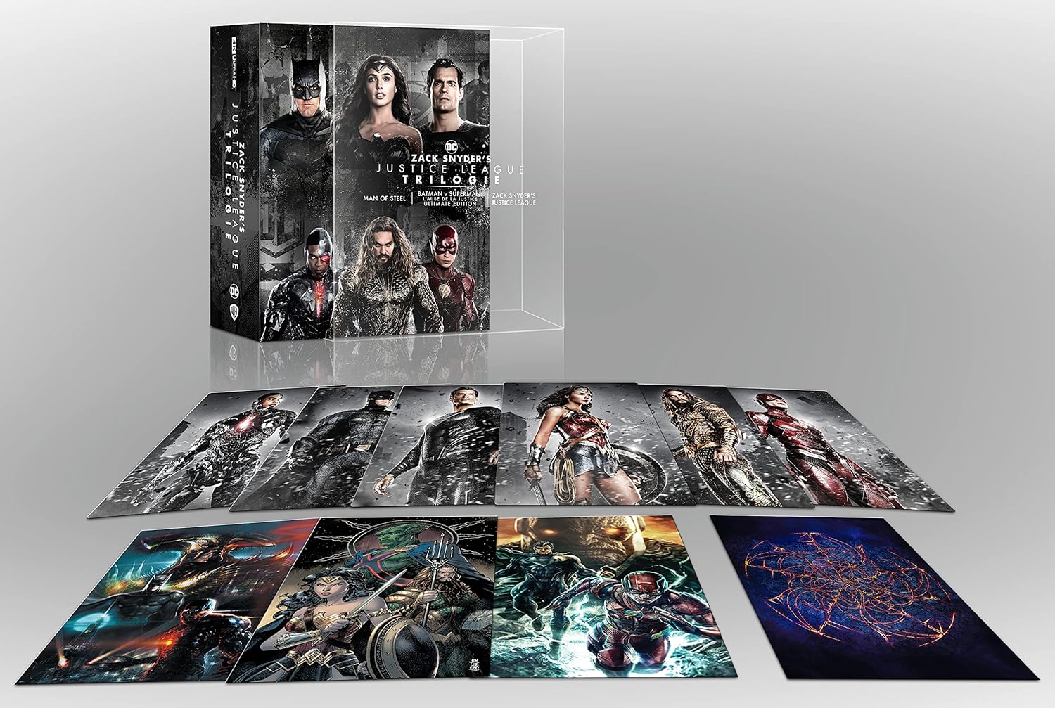 Trilogie Zack Snyder : Man of Steel + Batman v Superman + Justice League [DVD]