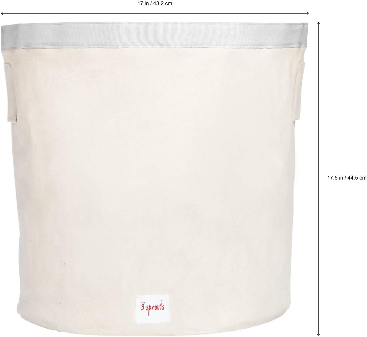 3 Sprouts - Bac de rangement en toile - Panier à linge et à jouets pour bébé et enfants, Renard