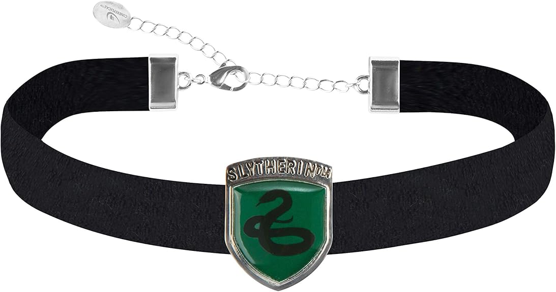 Harry Potter - Collier Ras du Cou - Choker - Serpentard - Licence Officielle