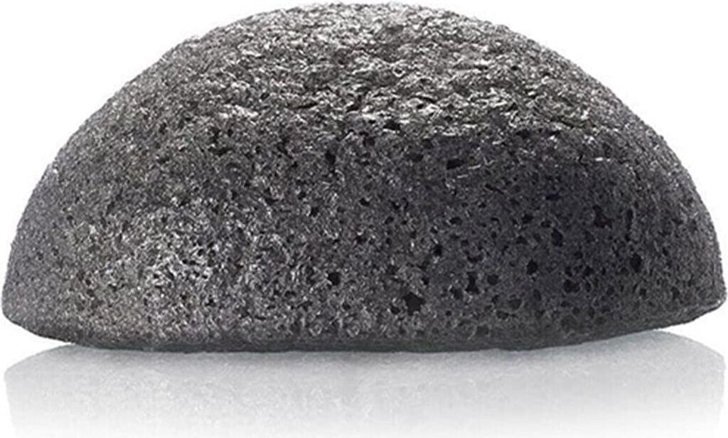 Éponge Konjac au charbon de bambou