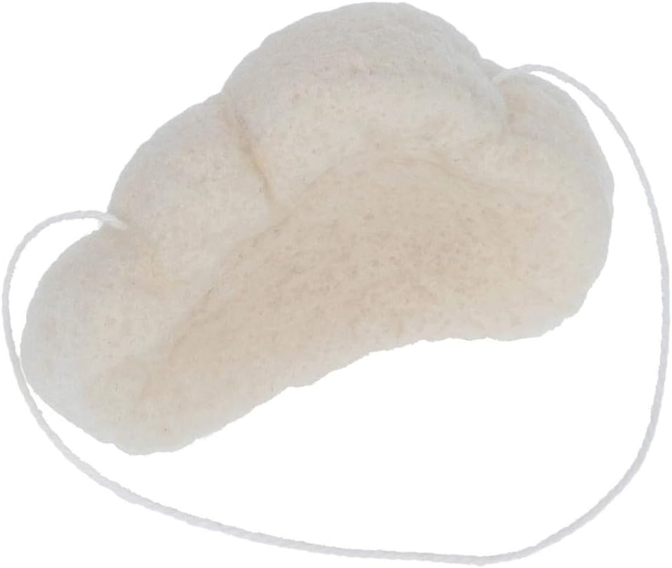 PARSA Baby Éponge Konjac Nuageux Naturelle - Nettoyage Doux pour Bébé - Éponge Konjac pour Peau Sensible