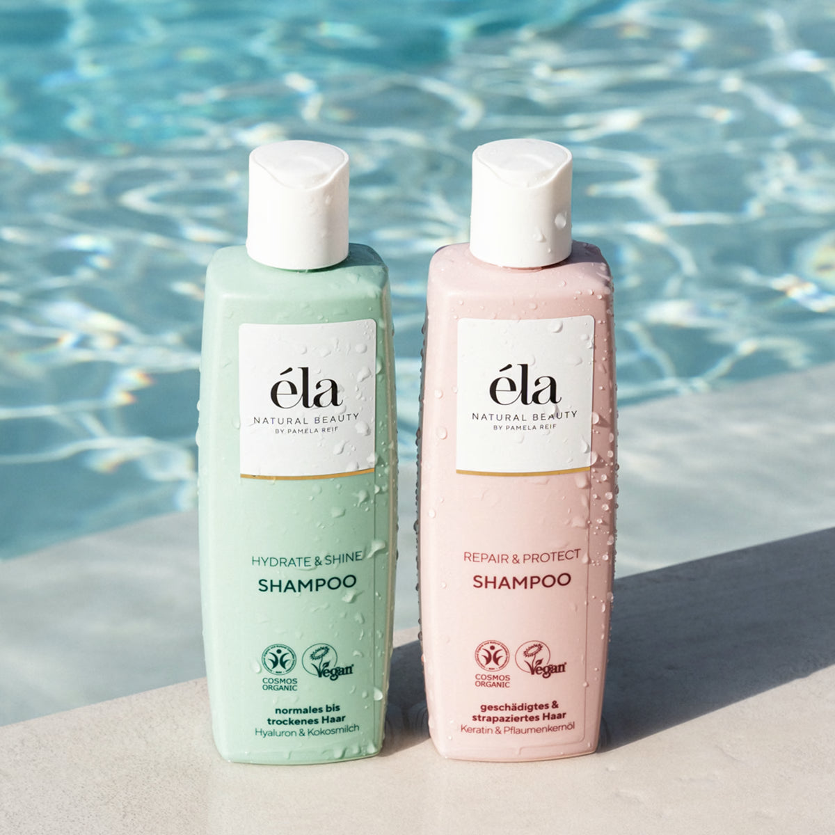 LOT DE 2 éla Natural Beauty Shampooing Hydrate & Shine 250 ml