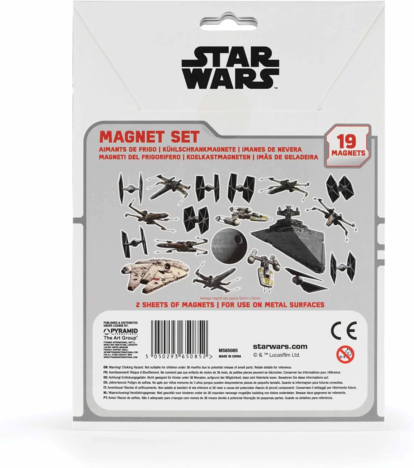 Star Wars Kit de 19 Magnets (Bataille de L'Etoile de La Mort)