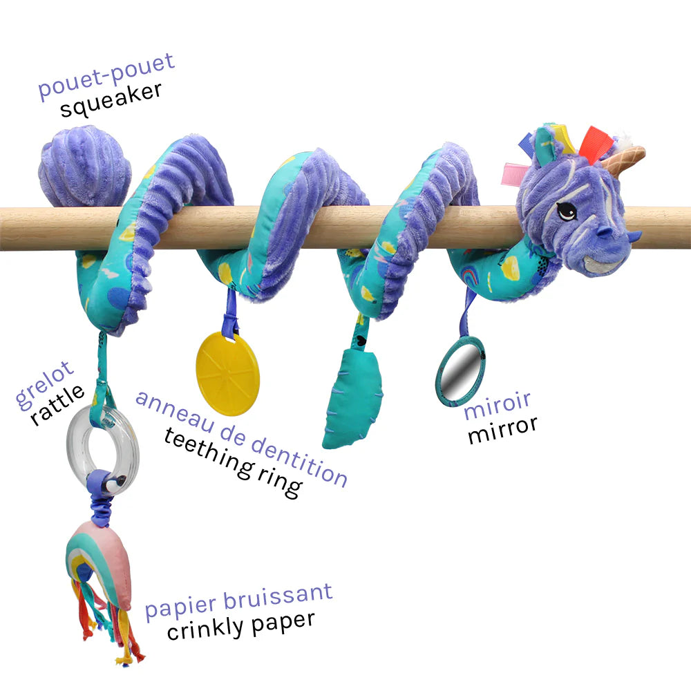 Les Déglingos Spirale d'activités Kiprokos le zèbre