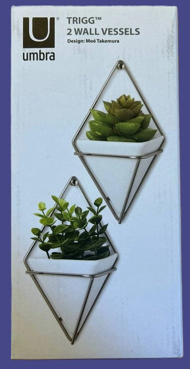 Umbra Trigg - Lot de 2 Jardinières Murales Suspendues