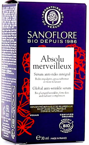 Sanoflore Absolu Merveilleux - Sérum Anti-Rides Intégral 30 ML