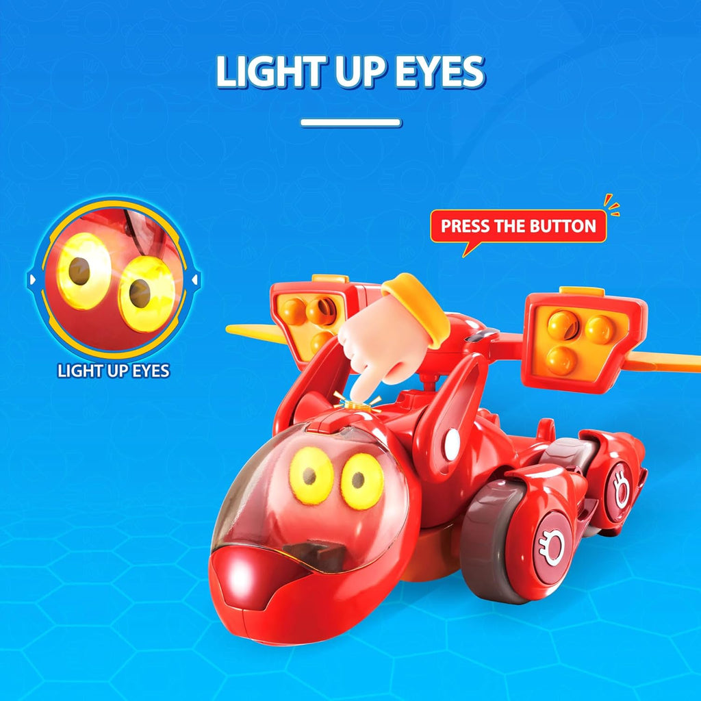 AlphaToys petronix Defenders 3-en-1 – Figurine Transformable 3 ans / 98 cm