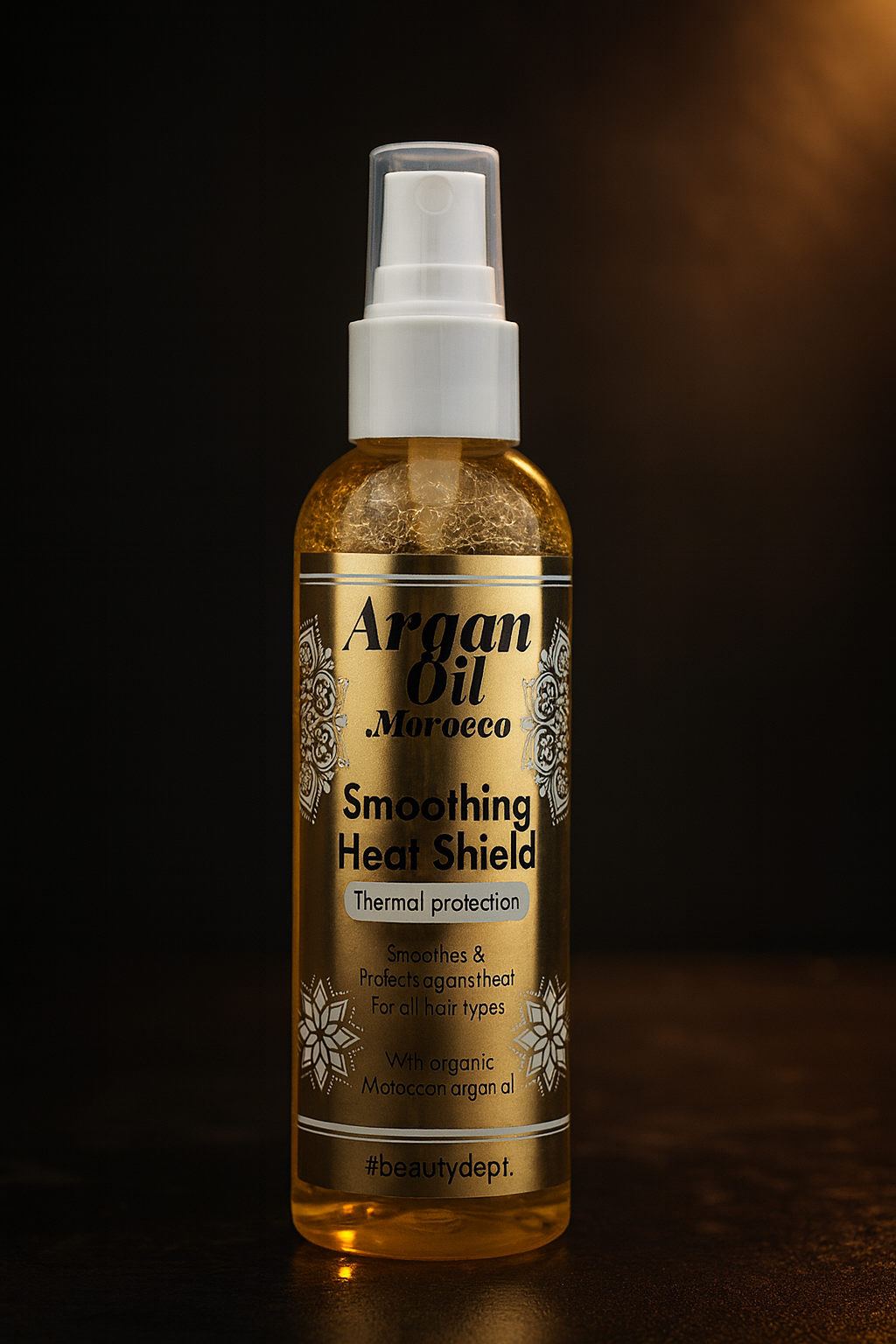 🌿 Spray Protecteur Thermique Cheveux à l’Huile d’Argan Bio – 140ml