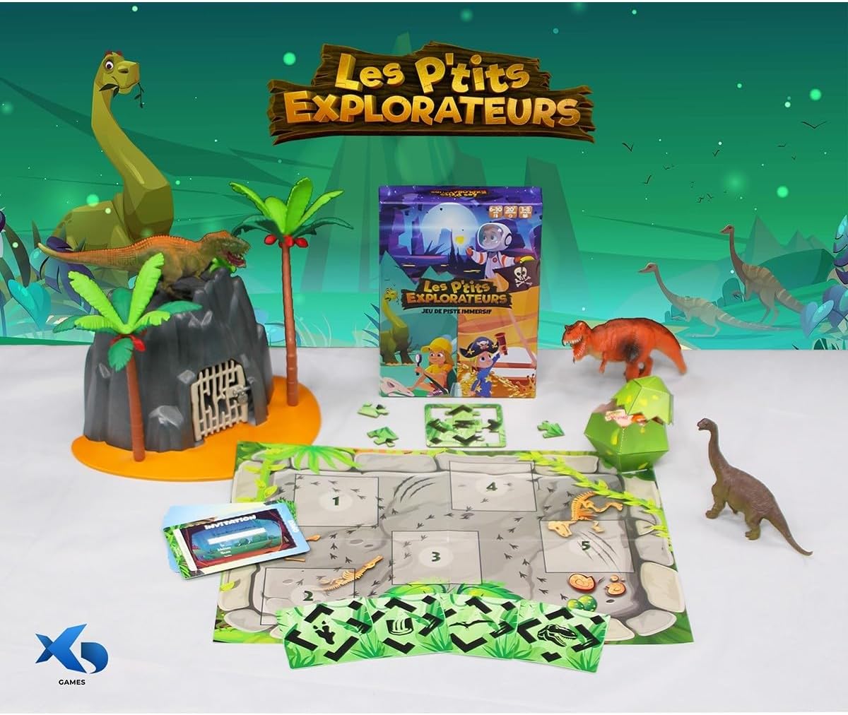 Blackrock Games Les P'tits explorateurs - XD Productions Chasse au Tresor Enfant - Anniversaire - Jeu de Piste en réalité augmentée - Jeu immersif