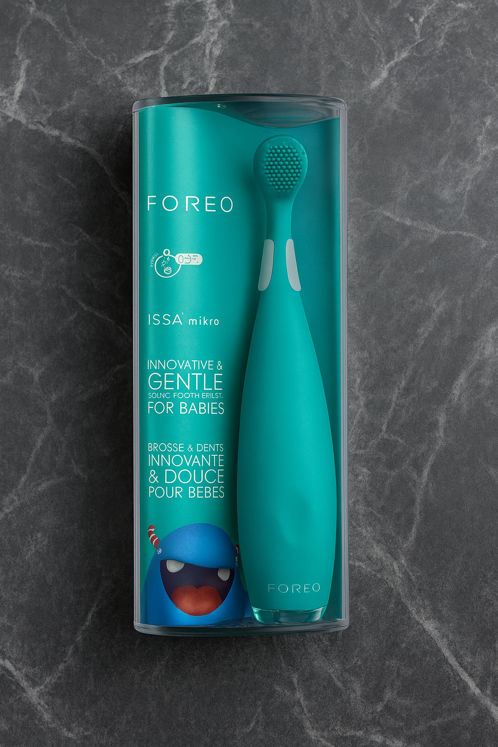 Foréo ISSA mikro Brosse à dents électrique pour bébé de 0 à 4 ans