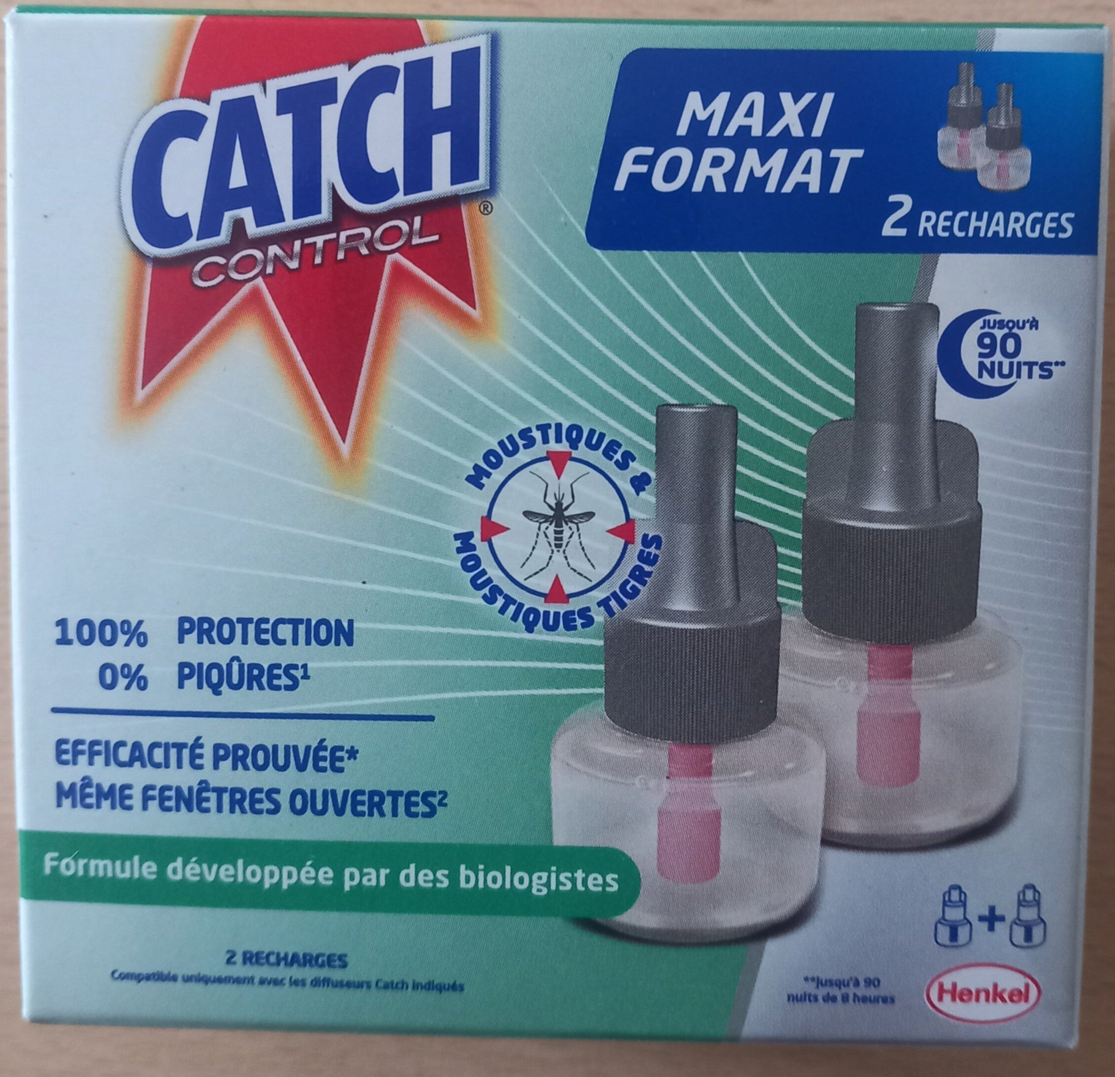 Catch Recharges liquides Répulsif Maxi Format 2 x 45 Nuits