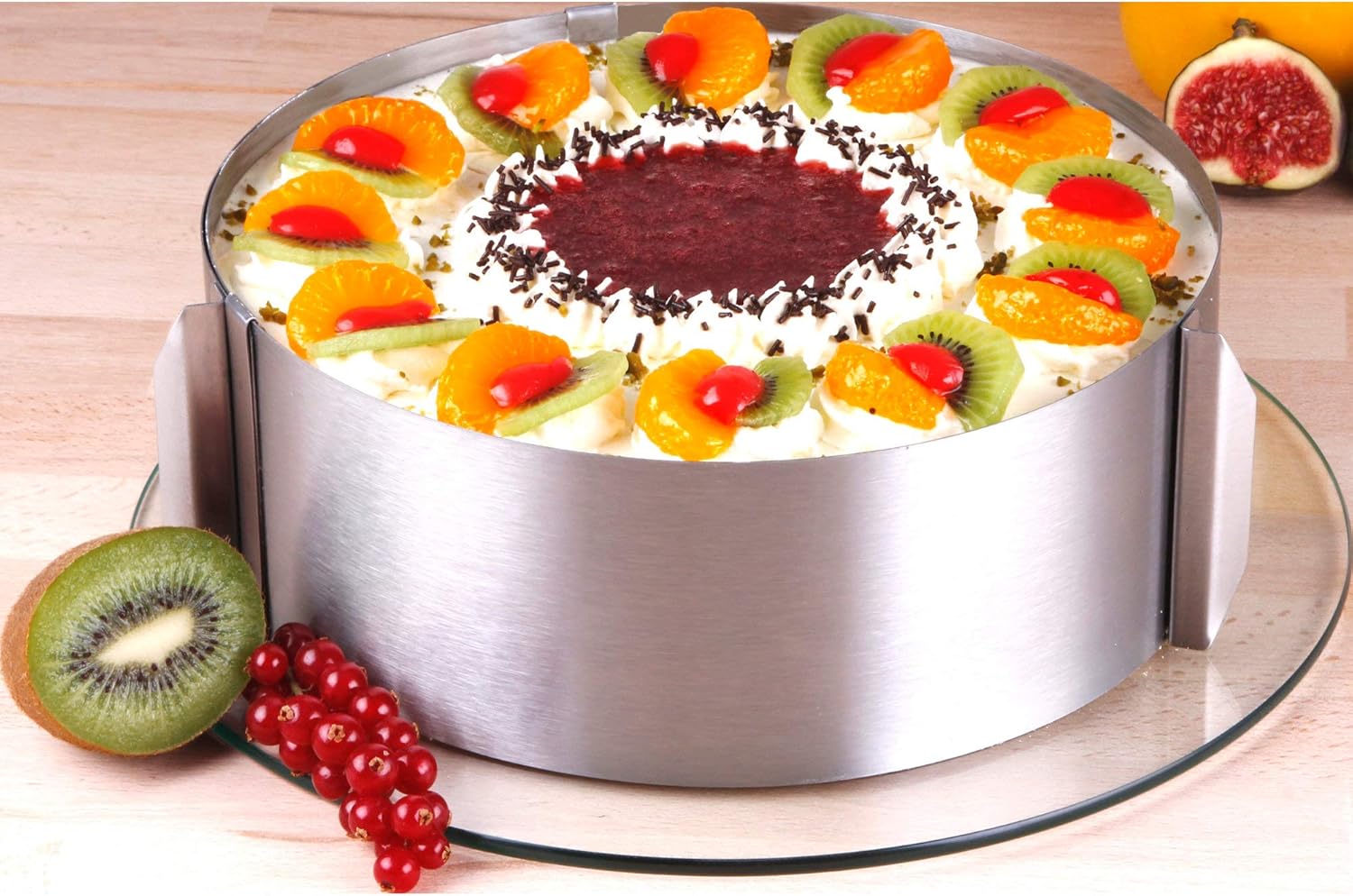 CHG 3305-00 Bague Gâteau Réglable 16/30 cm