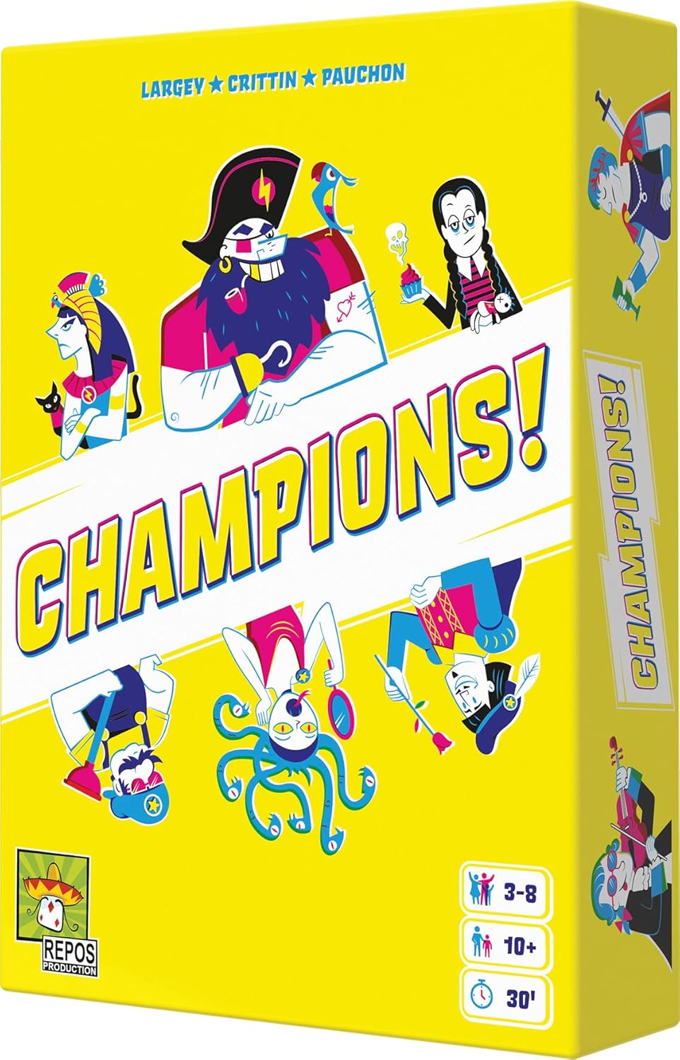 Asmodee - Champions! - Jeu d'Ambiance Adultes et Enfants dès 12 Ans -