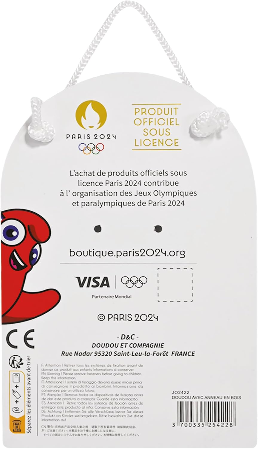 Doudou et Compagnie - Peluche Mascotte Officielle des Jeux Olympiques De Paris 2024