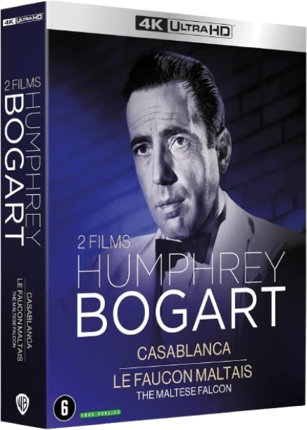 Humphrey Bogart : Casablanca + Le Faucon Maltais [4K Ultra HD] Neuf avec étiquette