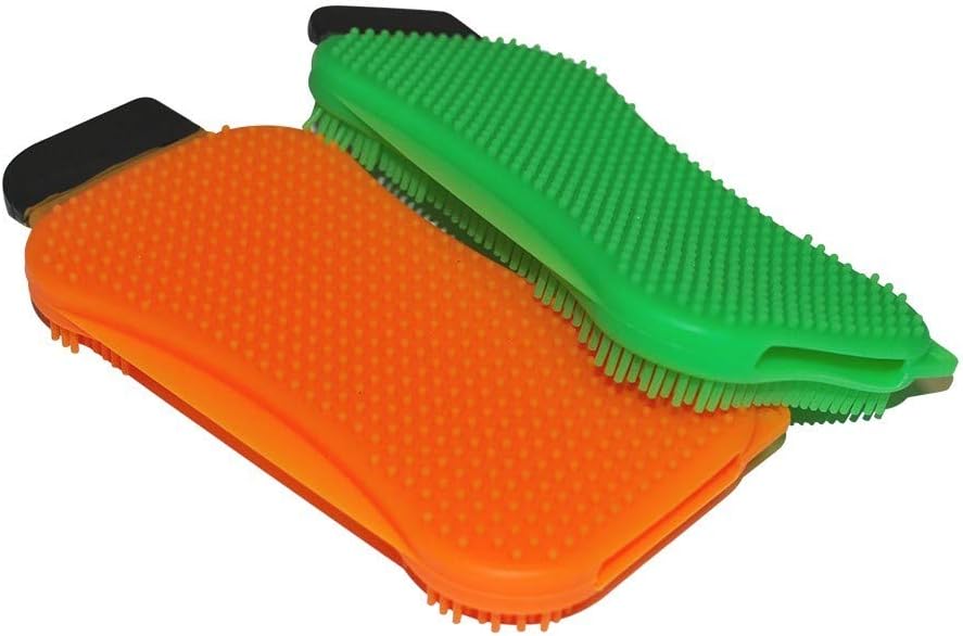 Éponges de Cuisine en Silicone 3 en 1 - Lot de 2 Sauber Meister