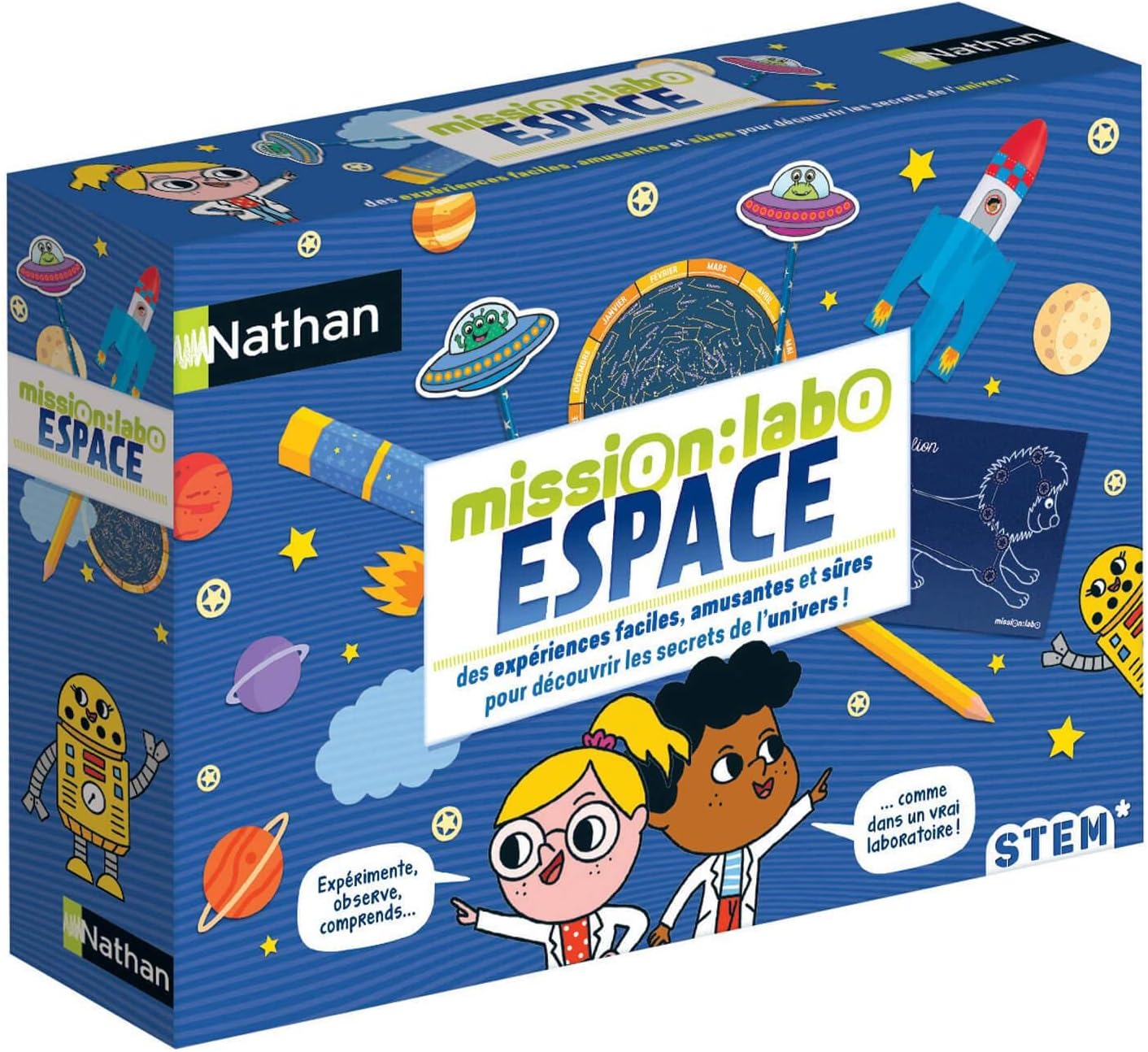 Nathan - Mission Labo Espace - Expérimente, Observe, Comprends - Jeu Educatif
