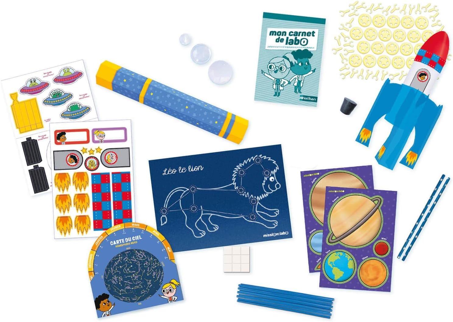 Nathan - Mission Labo Espace - Expérimente, Observe, Comprends - Jeu Educatif