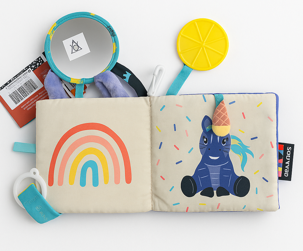 Les Deglingos -livre d 'éveil Kiprokos le zèbre