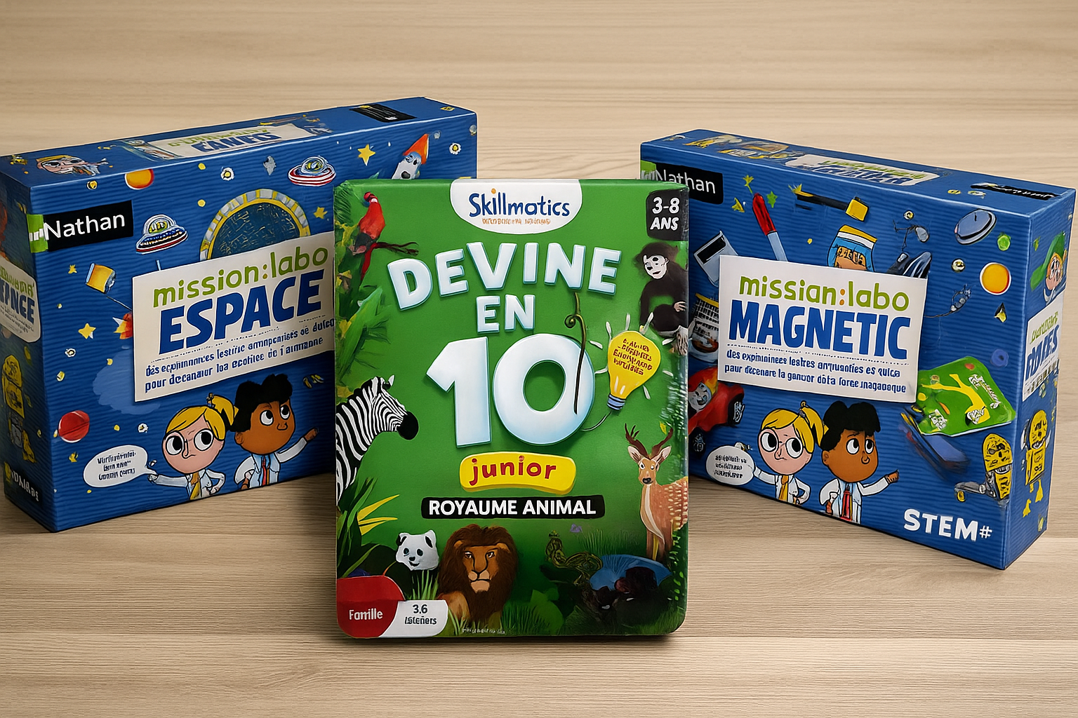 🎁 Pack Jeux Éducatifs – “Découvertes & Aventures” (3 jeux) – Offre Spéciale 25€ !