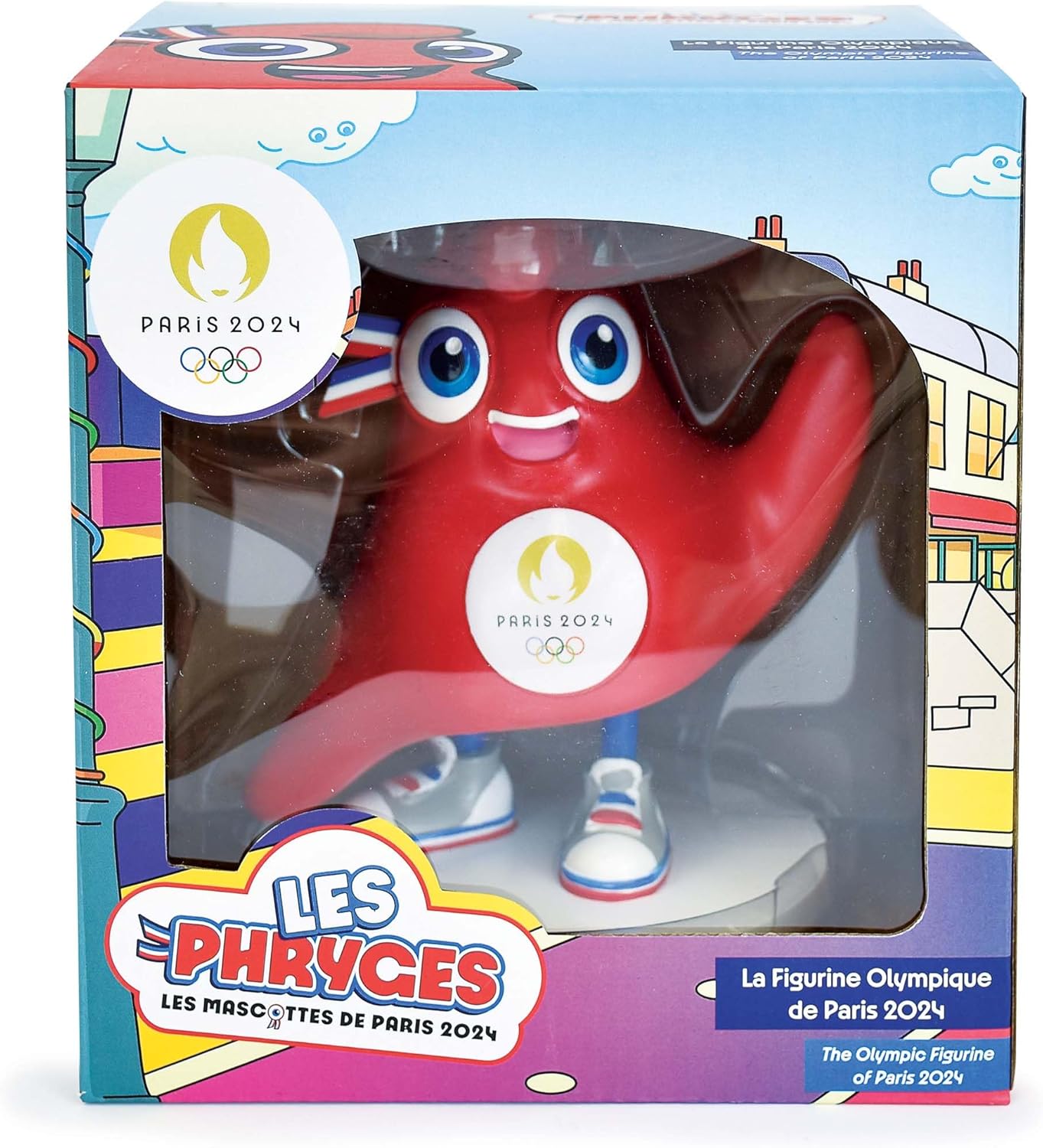 DOUDOU ET COMPAGNIE - Mascotte Phyrge Olympique - Figurine Officielle Paris 2024
