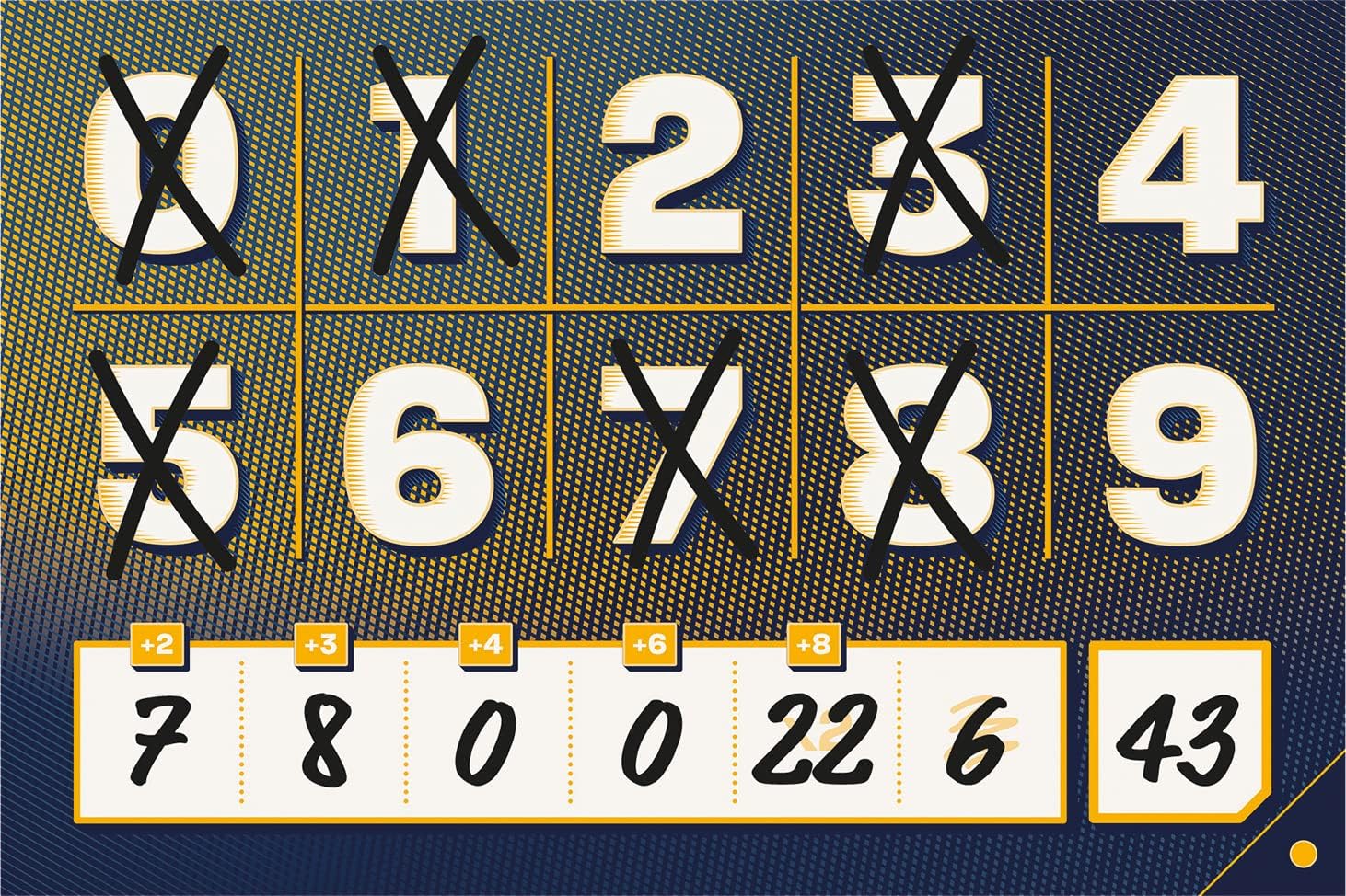 Asmodee - The Number | Jeu de Société de Bluff et de Stratégie Dès 8 Ans Version Française