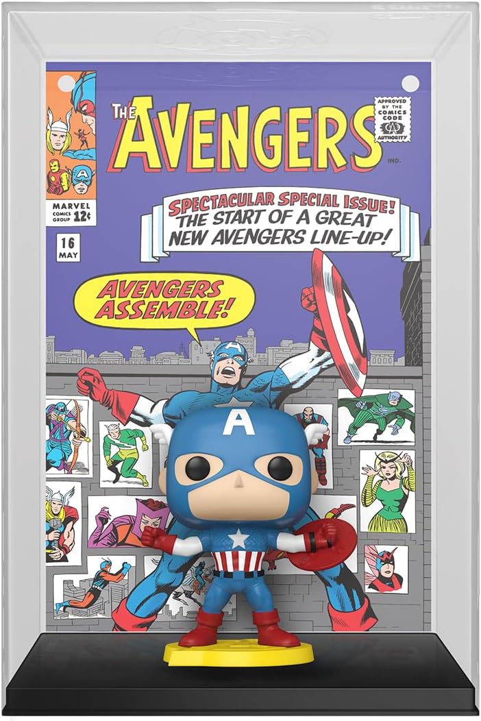 Captain AMERIQUE - Avengers #16 Marvel Pop! Comic Cover