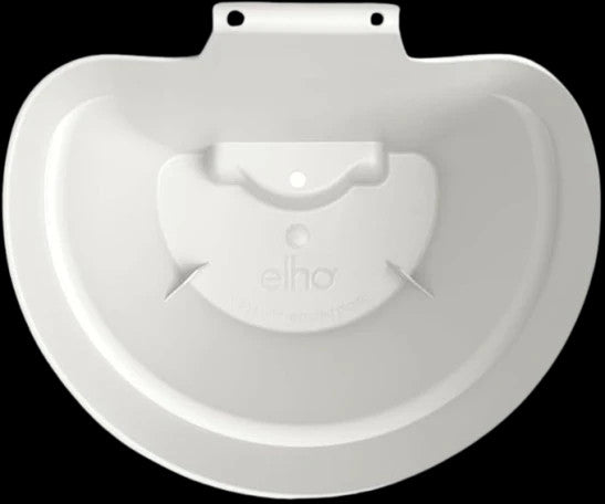 Elho Vibia Campana Forêt Vertical 21 – Pot de fleurs pour balcon et extérieur blanc x3