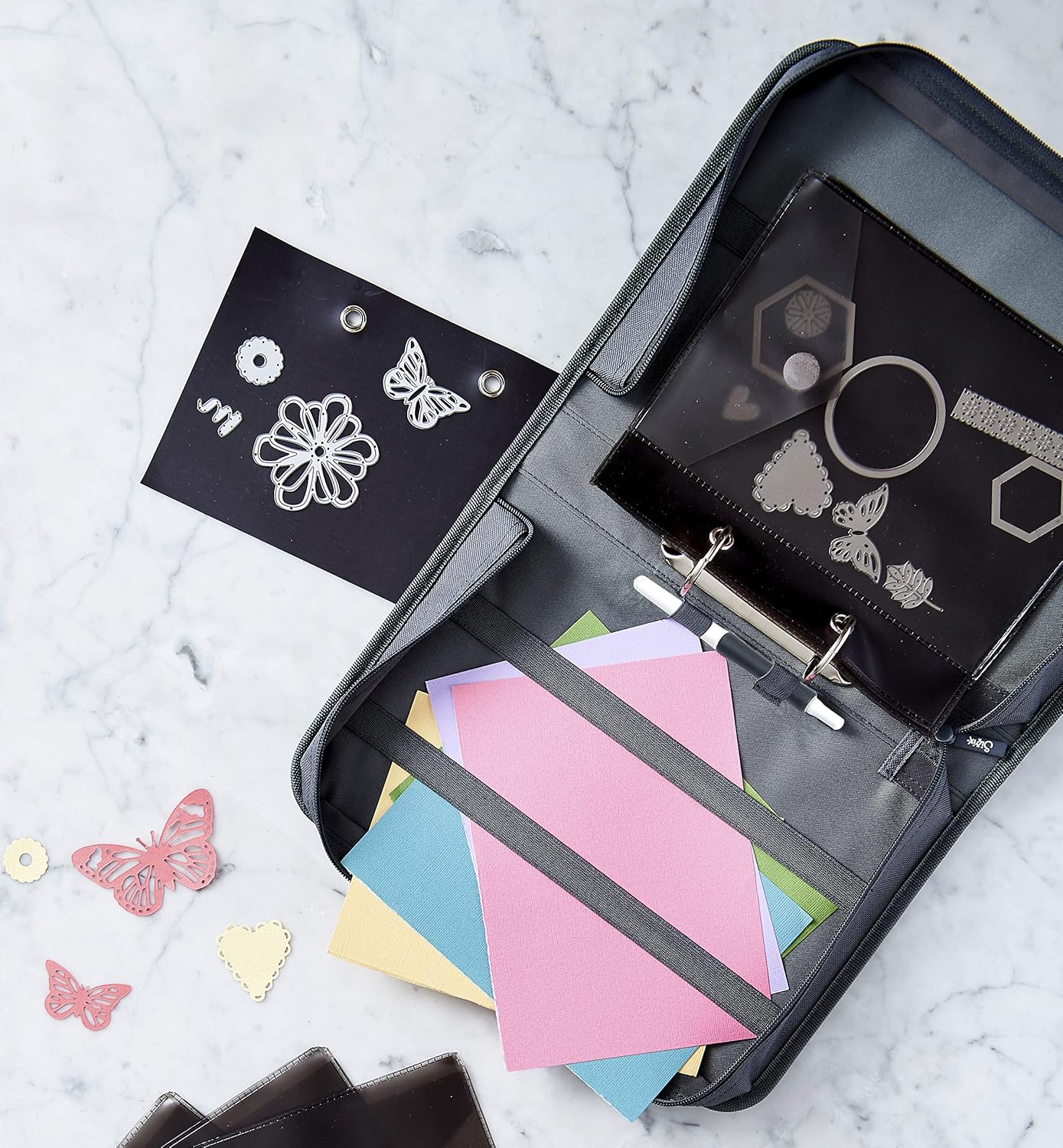 Sizzix Accessoire 663468, Petite Rangement, 5 Pack, Solution de Stockage de Matrices A5, Taille Unique