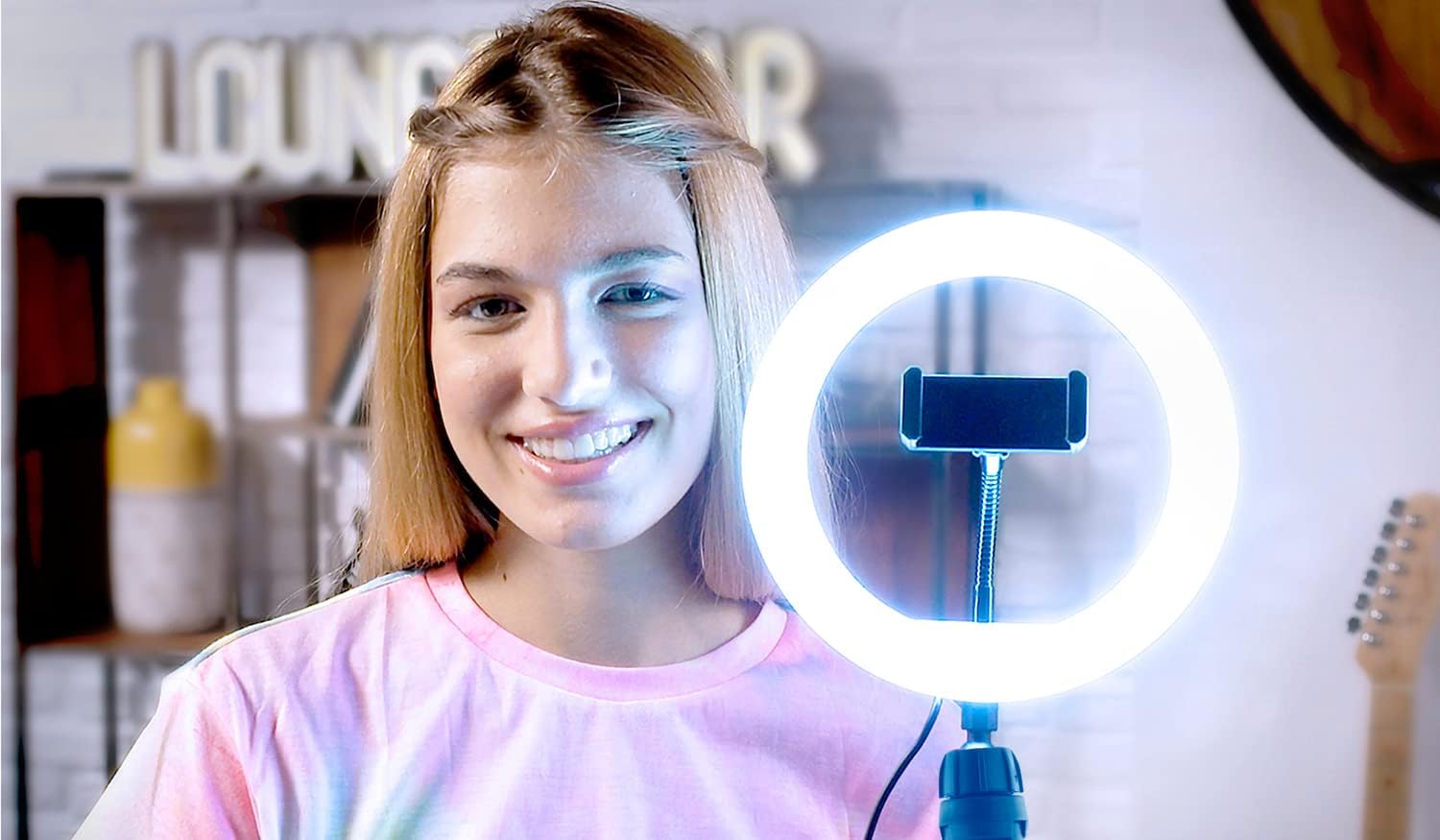 🎥 Studio Creator - Kit de démarrage pour vidéos professionnelles avec anneau lumineux LED et trépied