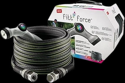 Tuyau de jardin résistant FITT Force avec pistolet multi-jet