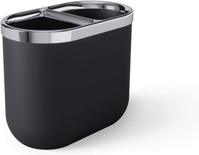 Umbra 1008029-152 Support de Brosse à Dents, Chrome/Noir