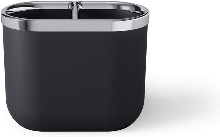 Umbra 1008029-152 Support de Brosse à Dents, Chrome/Noir