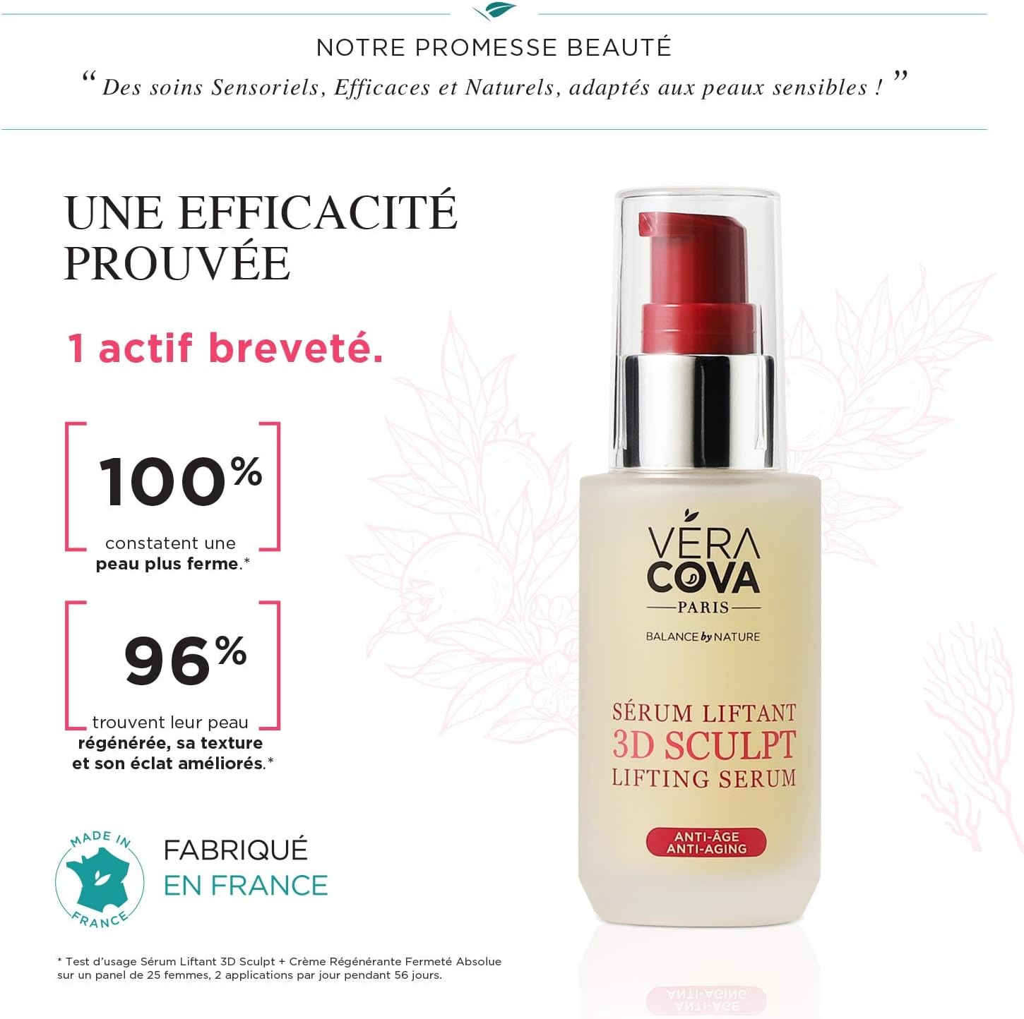 Gamme Régénérante Fermeté Absolue - Complexe RAJUREVA+ a l Acide Hyaluronique - Anti-age, Anti Rides, Liftant (Sérum Liftant 3D Sculpt)