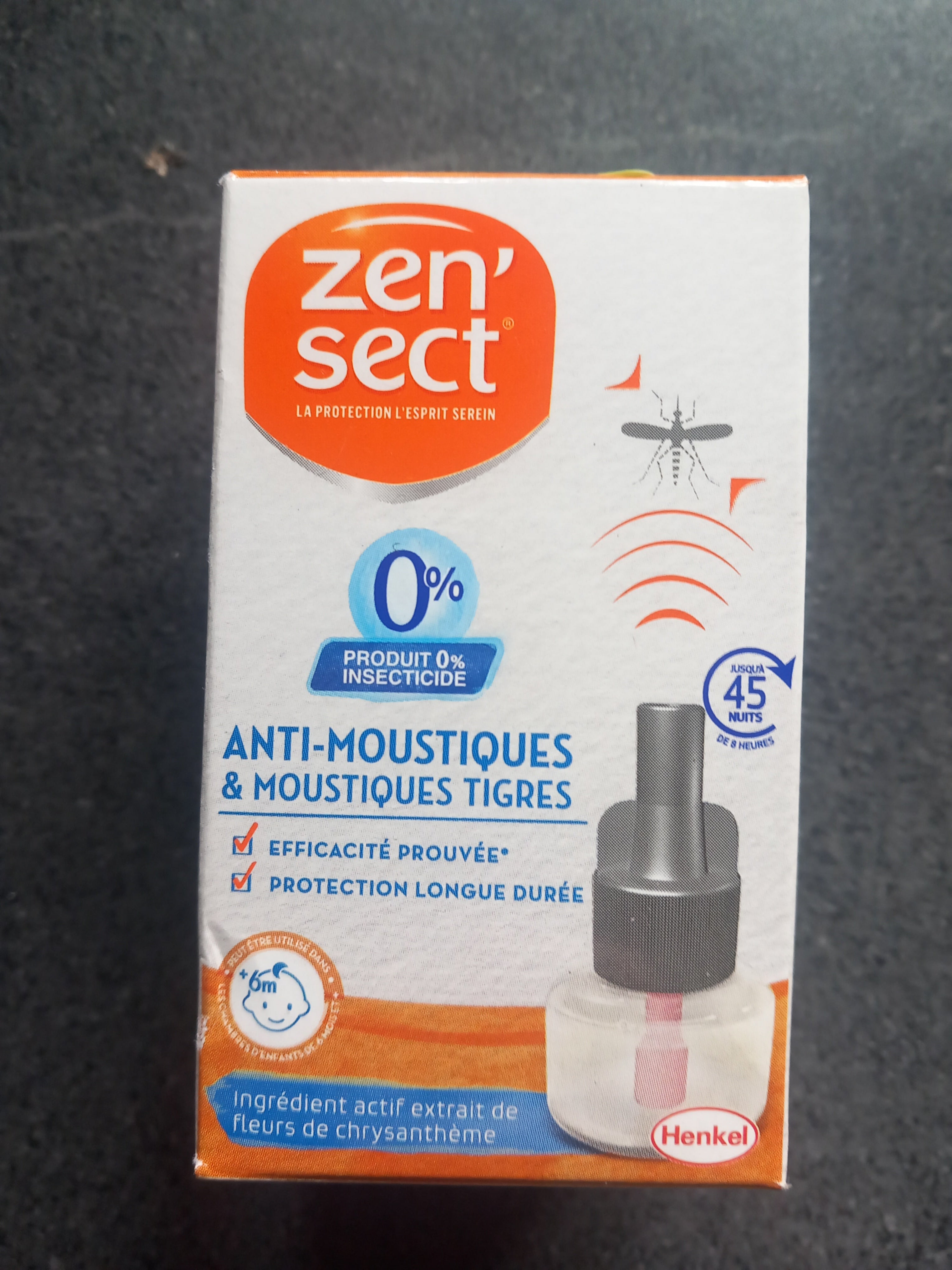 ZENSECT - Recharge pour Diffuseur Electrique Liquide - Anti-Moustiques